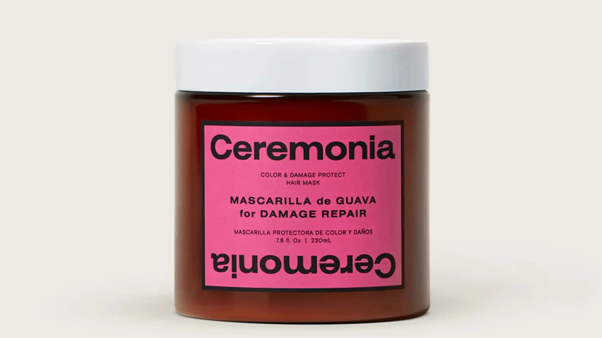 Scrub for oily scalp Ceremonia hair mask jar designed for deep cleansing and scalp balance.