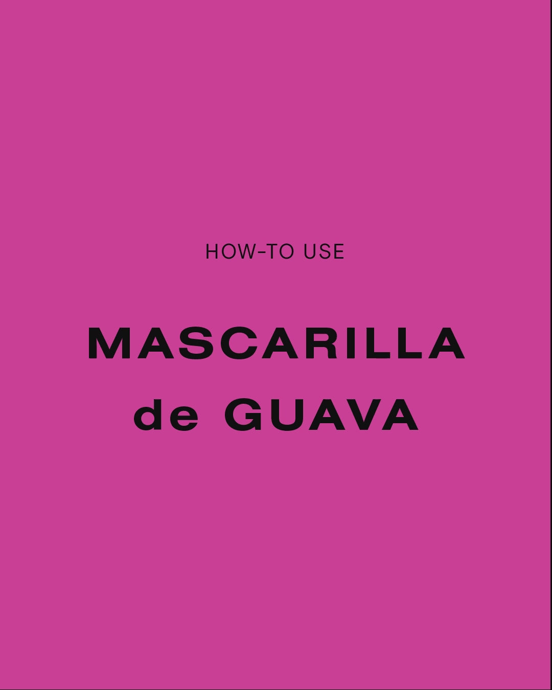Mascarilla de Guava