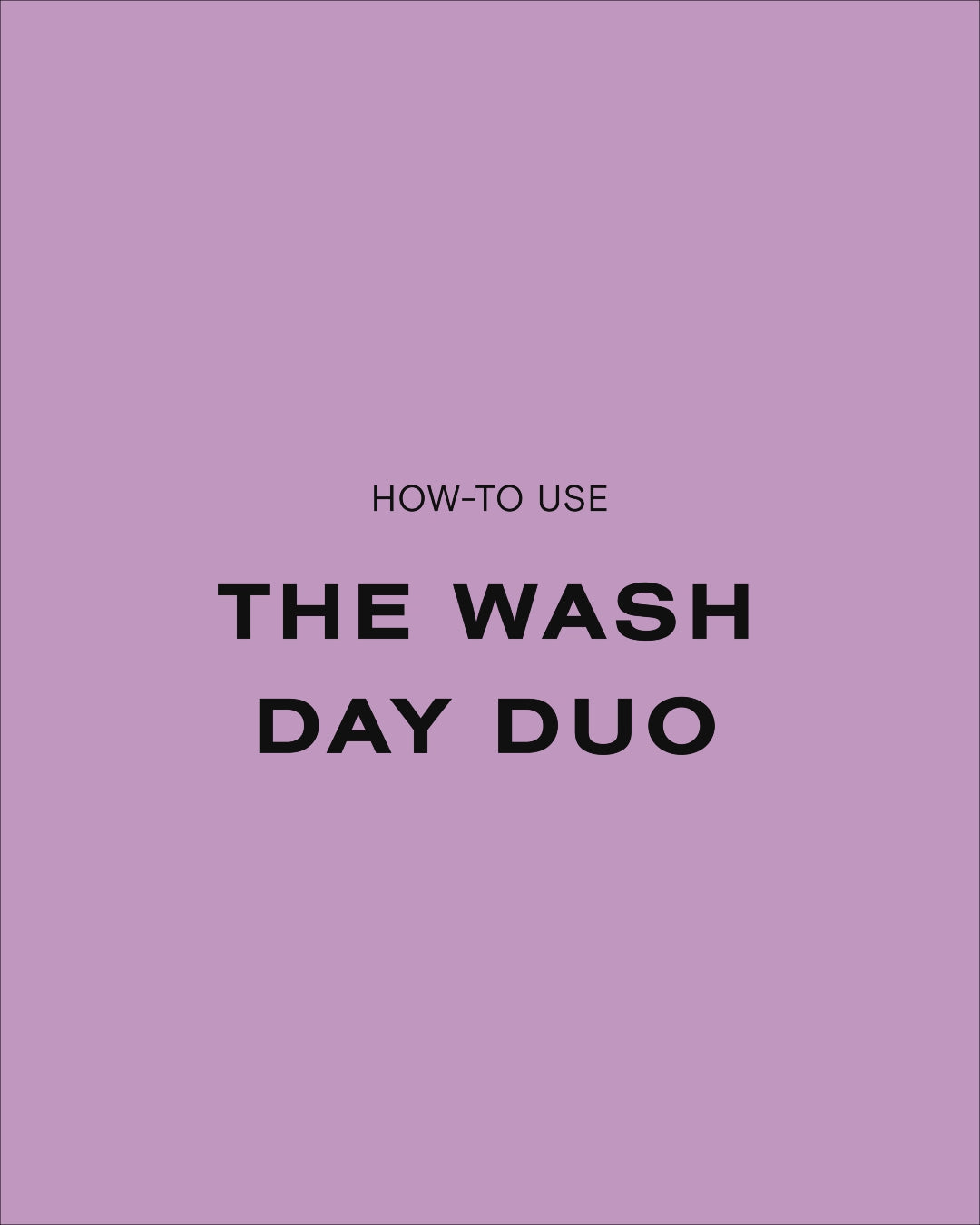 Mini Wash Day Duo
