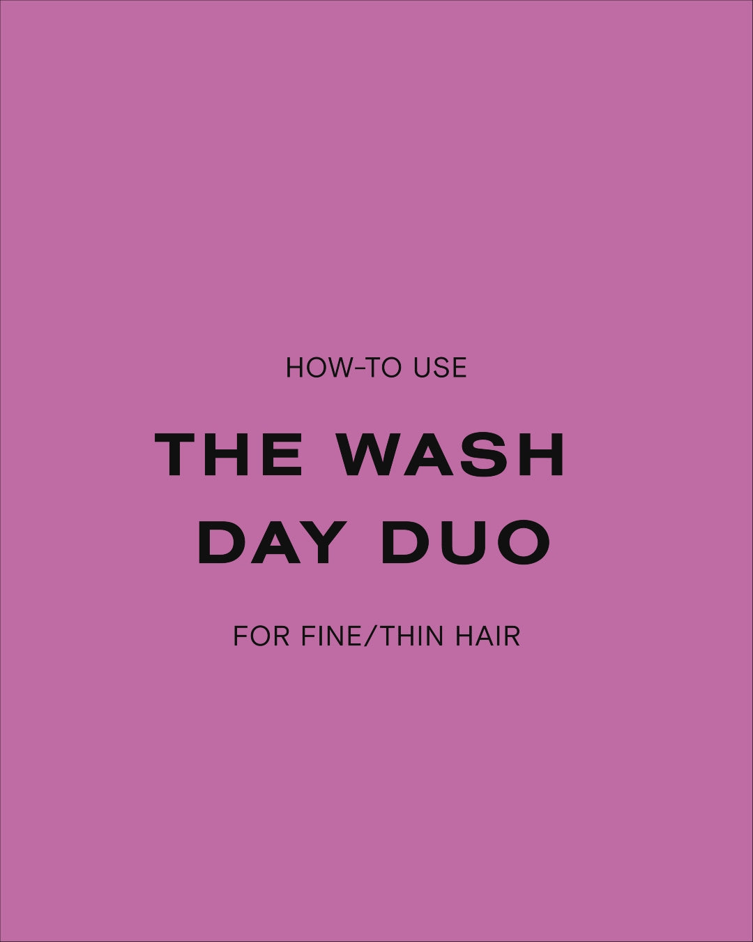 3 Tips For A Quick Summer Wash Day Routine